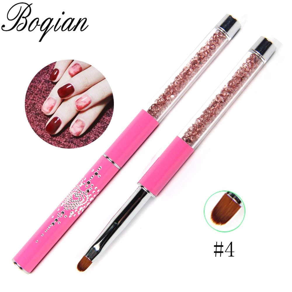BQAN 1PCS #4 Crystal Handle Nail Art Gel Brush Nail Art Gel Brush Pen With Cap Nail Art Manicure Tools for UV Gel Nail Art Brush
BQAN 1PCS #4 Crystal Handle Nail Art Gel Brush Nail Art Gel Brush Pen With Cap Nail Art Manicure Tools for UV Gel Nail Art Brush