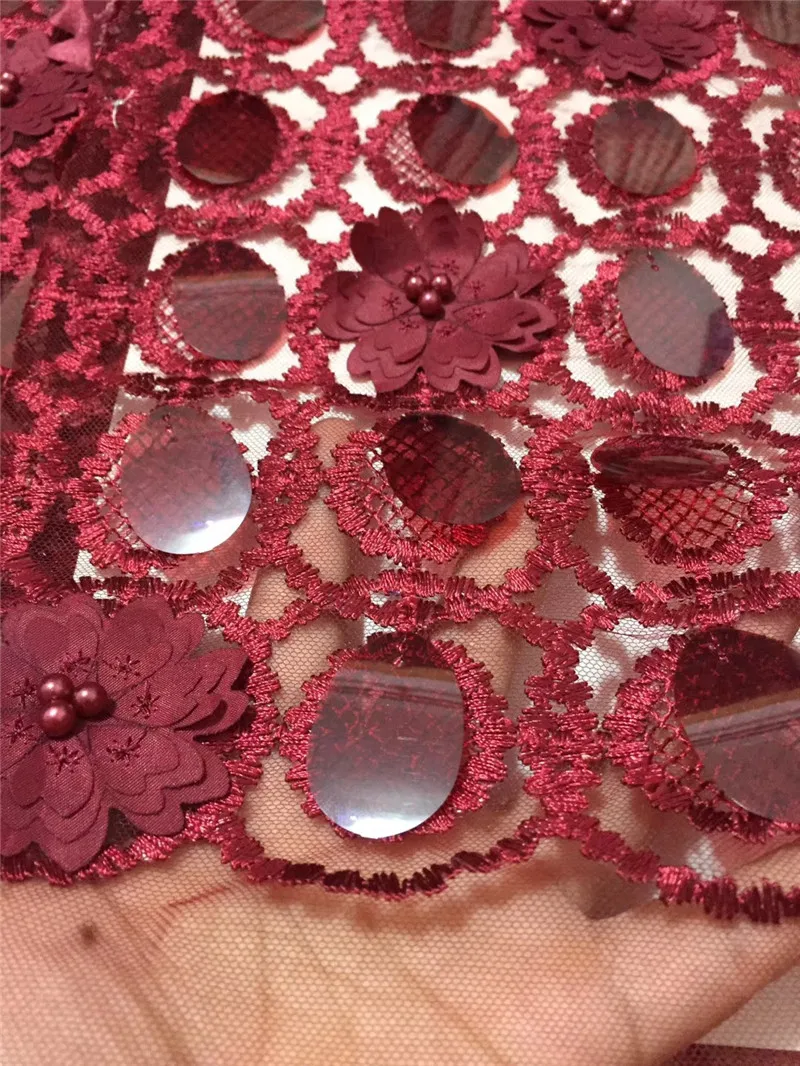 Embroidered Net Fabric with 3D flowers and big sequins JRB-81607 With High Quality African Tulle Lace Fabric For party Dress
Embroidered Net Fabric with 3D flowers and big sequins JRB-81607 With High Quality African Tulle Lace Fabric For party Dress