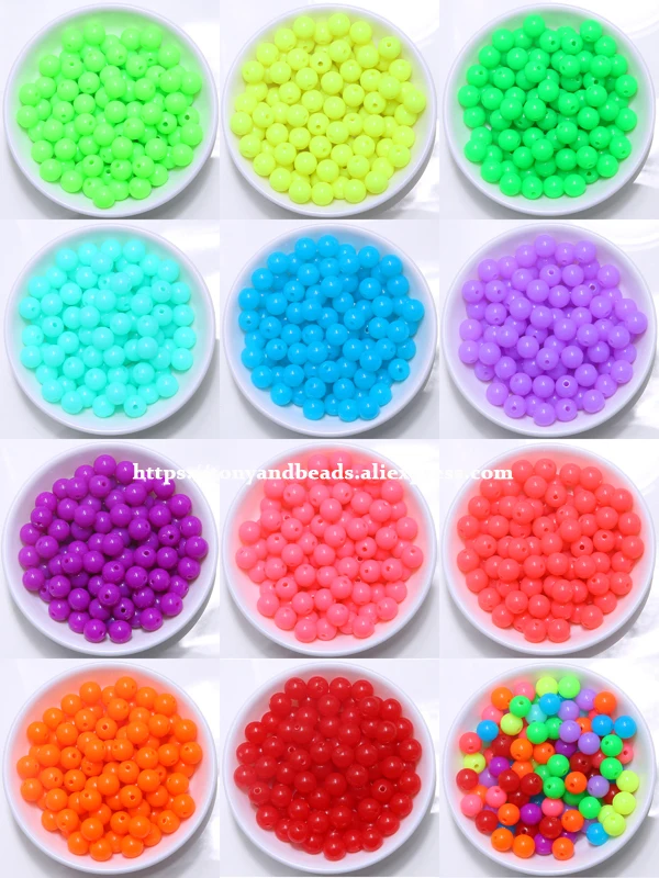 Free Shipping Shining Fluorescence Acrylic Round Spacer Beads 6 8 10 MM Pick Colour For Jewelry Making
Free Shipping Shining Fluorescence Acrylic Round Spacer Beads 6 8 10 MM Pick Colour For Jewelry Making