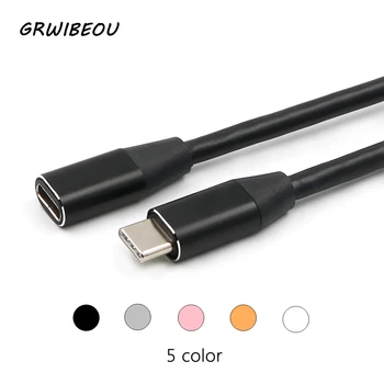 GRWIBEOU Type C to Type c USB 3.1 Male to USB-C Female Extension Data Cable Extender Cord 1m For Macbook
GRWIBEOU Type C to Type c USB 3.1 Male to USB-C Female Extension Data Cable Extender Cord 1m For Macbook