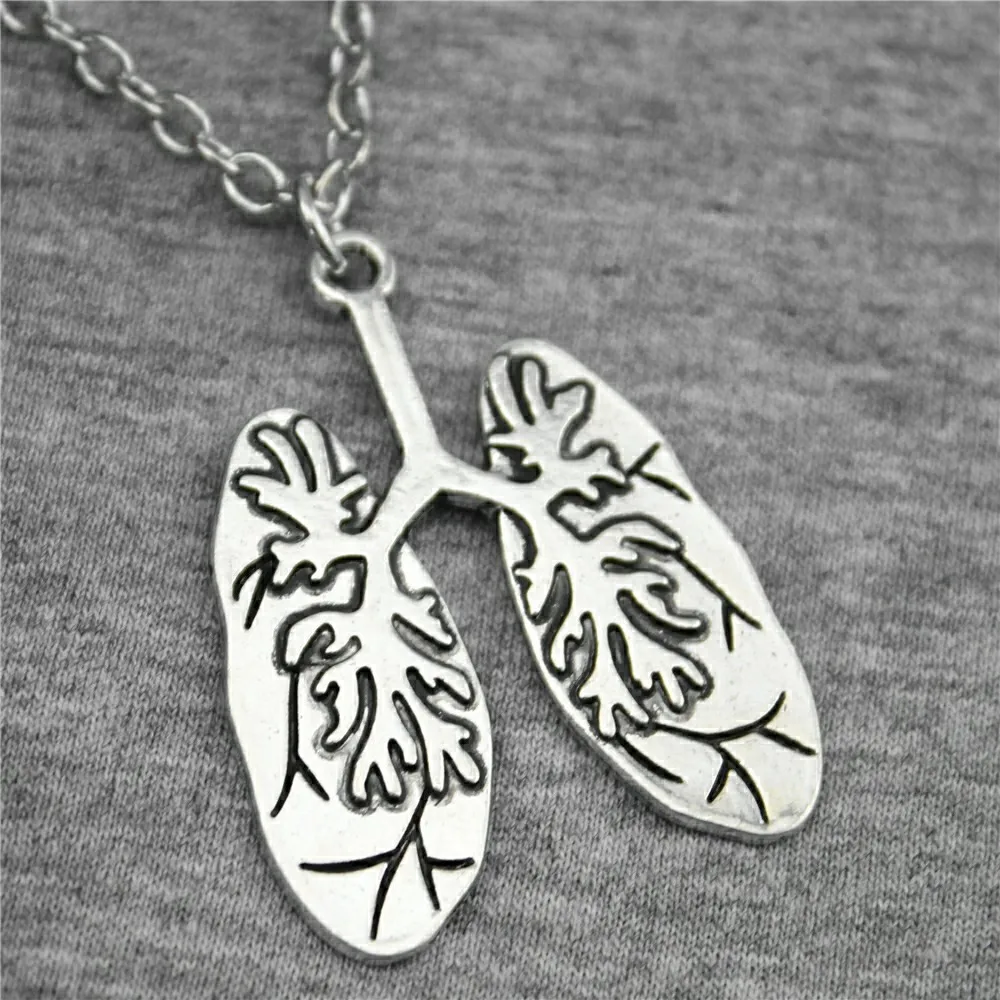 Antique Silver Tone 39x30mm Lung Pendant Necklace For Women 2019 Fashion Jewelry Gift Dropshipping
Antique Silver Tone 39x30mm Lung Pendant Necklace For Women 2019 Fashion Jewelry Gift Dropshipping