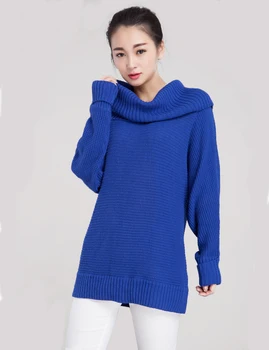2018 Spring Women Plus Size Pullover Knitted Sweater Turn-dowm Collar Batwing sleeve Solid Color Loose Sexy Dress
2018 Spring Women Plus Size Pullover Knitted Sweater Turn-dowm Collar Batwing sleeve Solid Color Loose Sexy Dress