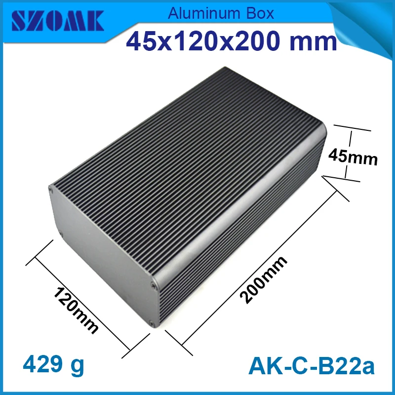1 piece free shipping aluminum radiator enclosures Black color big aluminum metal project case housing for electronics
1 piece free shipping aluminum radiator enclosures Black color big aluminum metal project case housing for electronics