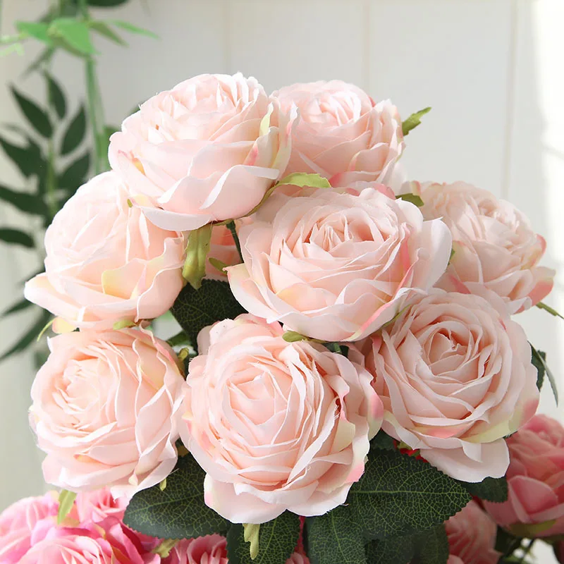 50cm high 10 head multi-layer simulation rose high-grade artificial flower home Christmas wedding decoration Flower Bouquet
50cm high 10 head multi-layer simulation rose high-grade artificial flower home Christmas wedding decoration Flower Bouquet