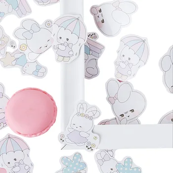 20packs/lot Kawaii Soft Rabbit Paper Label Decoration Stickers DIY Scarpbooking sealing Label Sticker Children Gift Wholesale
20packs/lot Kawaii Soft Rabbit Paper Label Decoration Stickers DIY Scarpbooking sealing Label Sticker Children Gift Wholesale