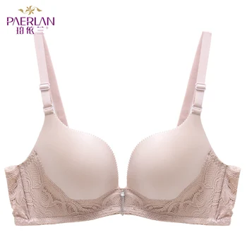 PAERLAN Women's Underwear Wire Free Solid Seamless no steel ring lace bra Push Up small chest gather a two-row non-marking
PAERLAN Women's Underwear Wire Free Solid Seamless no steel ring lace bra Push Up small chest gather a two-row non-marking