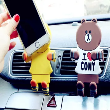 Variety cartoon car outlet navigation mobile phone bracket car air conditioning mouth mobile phone holder for 3.5-6.5 inch phone
Variety cartoon car outlet navigation mobile phone bracket car air conditioning mouth mobile phone holder for 3.5-6.5 inch phone