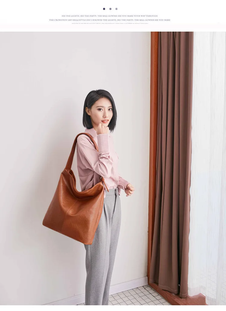 Micom brand shoulder bag female tote bucket bags fashion women leather handbag large capacity Ladies Hobos bao bolsa feminina (6)