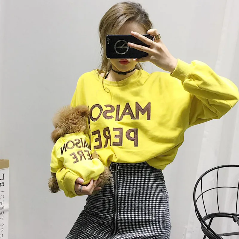 Family Clothes For Dog Letter Flecce Small Big Large Dog Clothes Coat Jacket Dog Hoodie Shirt Adult Hoodie Dog Pajamas clothing
Family Clothes For Dog Letter Flecce Small Big Large Dog Clothes Coat Jacket Dog Hoodie Shirt Adult Hoodie Dog Pajamas clothing