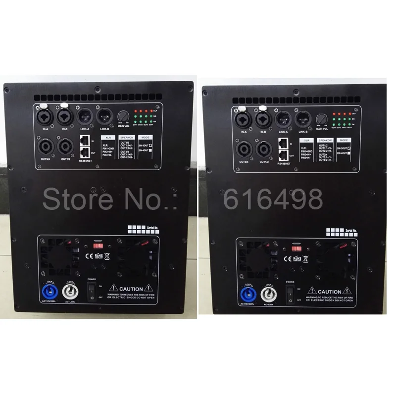 RMS 400W+400W+1000W 3 Way Professional Speaker Plate Amplifier 2 in 3 out Class D Amplifier Board With DSP processor around
RMS 400W+400W+1000W 3 Way Professional Speaker Plate Amplifier 2 in 3 out Class D Amplifier Board With DSP processor around