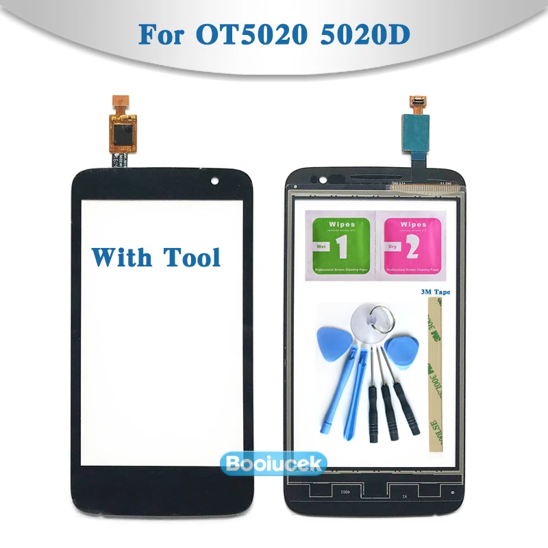 Высокое качество 4 0 &quotдля Alcatel One Touch M'Pop OT5020 5020D сенсорный экран дигитайзер