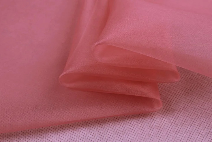 Howmay 100% pure silk fabric organza 6m/m 140cm 45" watermelon 56# solid color for costume decoration curtain
Howmay 100% pure silk fabric organza 6m/m 140cm 45" watermelon 56# solid color for costume decoration curtain