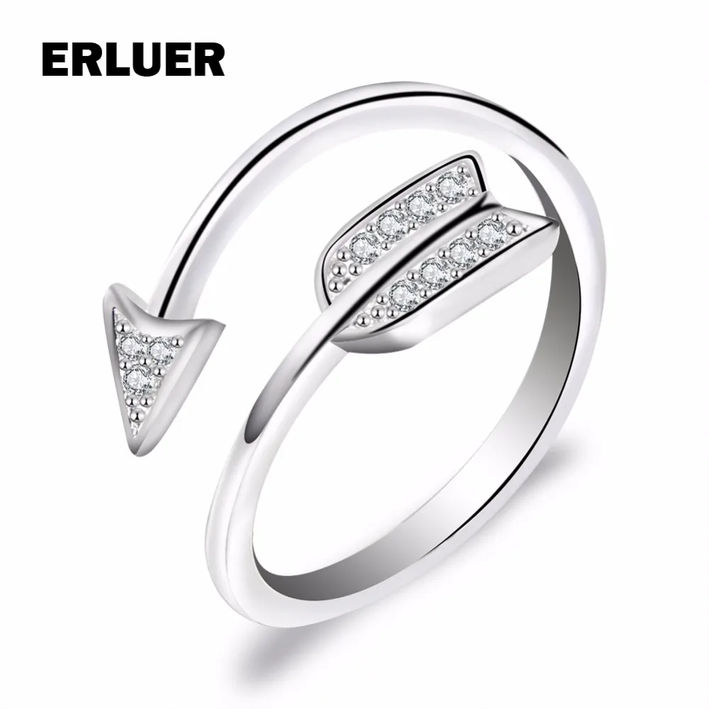 New Arrival Fashion Silver Plated Arrow crystal Zircon rings for women Girls Adjustable Wedding Engagement ring Lover Gifts
New Arrival Fashion Silver Plated Arrow crystal Zircon rings for women Girls Adjustable Wedding Engagement ring Lover Gifts