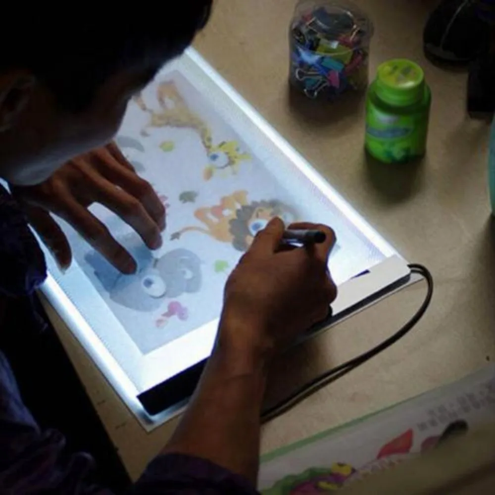 ultra thin A4 LED Adjustable Tracing Drawing Board Tattoo Light Box Illuminated Copy Board A4 LED light pad free shipping
ultra thin A4 LED Adjustable Tracing Drawing Board Tattoo Light Box Illuminated Copy Board A4 LED light pad free shipping