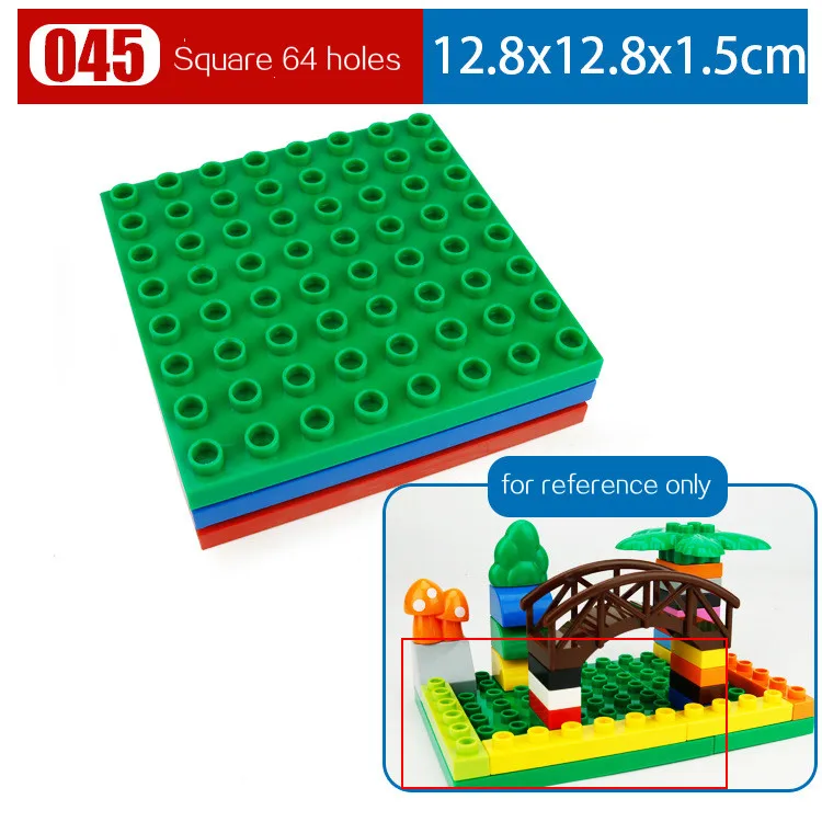 5 Pcs/lots Square 64 Hole 8x8 D045 Large Particle Building Blocks Accessories Compatible with Lego Wholesale Sales
5 Pcs/lots Square 64 Hole 8x8 D045 Large Particle Building Blocks Accessories Compatible with Lego Wholesale Sales