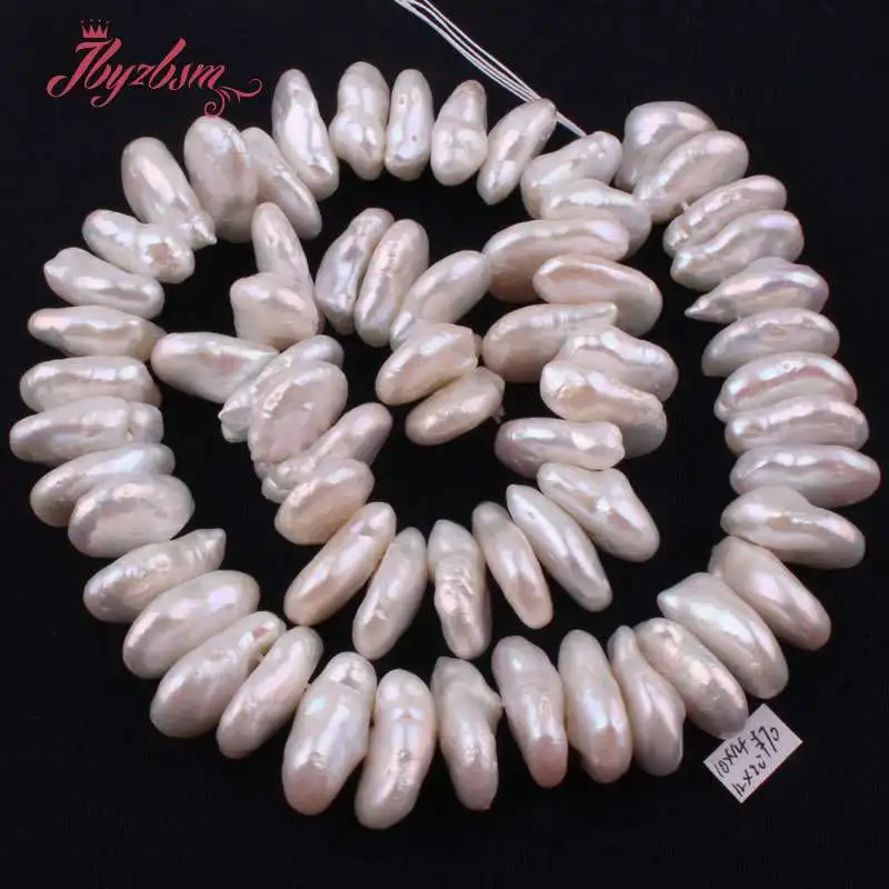 10x14-12x17mm Freeform White Cultured Freshwater Pearl Natural Stone Beads For DIY Necklace Jewelry Making 15" Free Shipping
10x14-12x17mm Freeform White Cultured Freshwater Pearl Natural Stone Beads For DIY Necklace Jewelry Making 15" Free Shipping