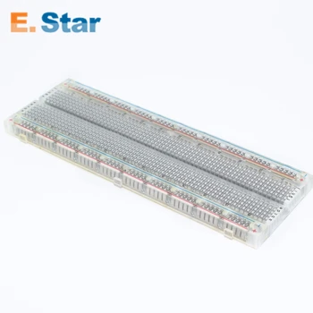 1pcs Transparent Breadboard 830 Point Solderless PCB Bread Board MB-102 MB102 Test Develop DIY
1pcs Transparent Breadboard 830 Point Solderless PCB Bread Board MB-102 MB102 Test Develop DIY
