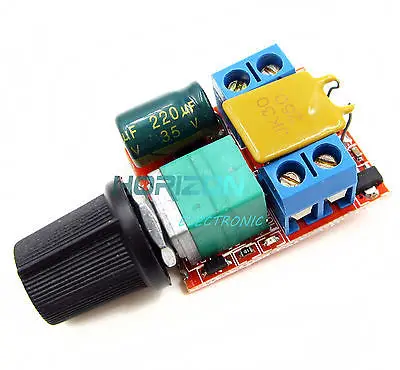 Mini DC 5A Motor PWM Speed Controller 3V-35V Speed Control Switch LED Dimmer
Mini DC 5A Motor PWM Speed Controller 3V-35V Speed Control Switch LED Dimmer
