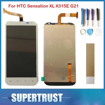 1PC/Lot 4.7"For HTC Sensation XL X315E G21 LCD Display+Touch Screen Digitizer Assembly Black White Color with tools+tape
1PC/Lot 4.7"For HTC Sensation XL X315E G21 LCD Display+Touch Screen Digitizer Assembly Black White Color with tools+tape