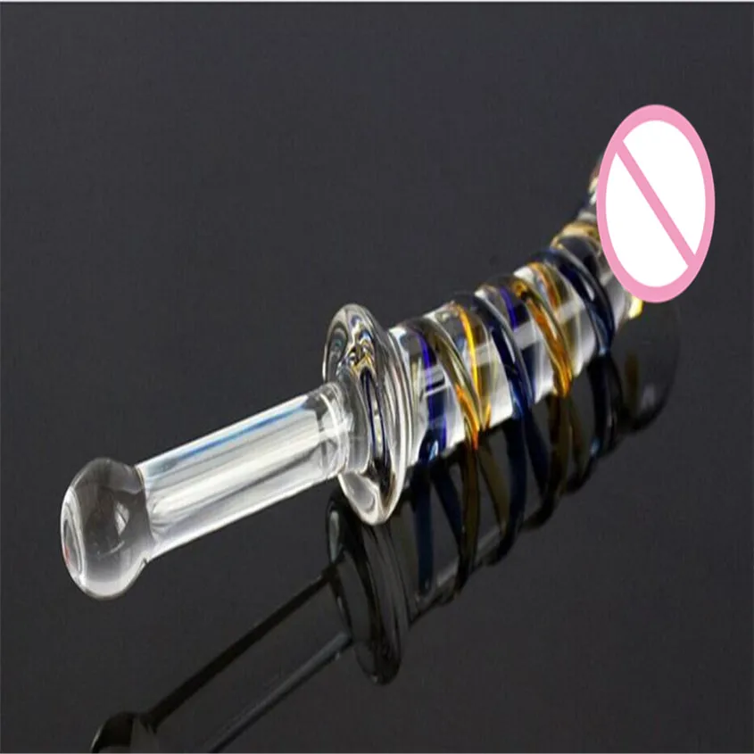 Sex Toys For Woman Crystal Glass Dildo Penis G-Spot Masturbation Massager Anal Butt Plug