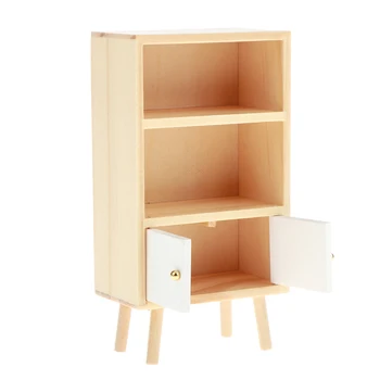 Dollhouse Wooden Cabinet Cupboard 1/12 Scale Modern Miniature Furnishing Ornament
Dollhouse Wooden Cabinet Cupboard 1/12 Scale Modern Miniature Furnishing Ornament