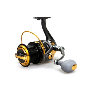 Super Strong Fishing Reel Pre-Loading Spinning Wheel Metal Black 4.6:1 8000S 9000S 13 BB Plastic Handle Fresh Salt Water
Super Strong Fishing Reel Pre-Loading Spinning Wheel Metal Black 4.6:1 8000S 9000S 13 BB Plastic Handle Fresh Salt Water