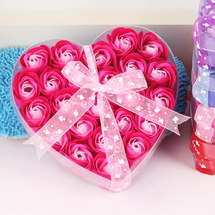 24pcs/box heart shaped soap rose flower gift boxrose flower head display reative Mother's day valentine's gift soap gift
24pcs/box heart shaped soap rose flower gift boxrose flower head display reative Mother's day valentine's gift soap gift
