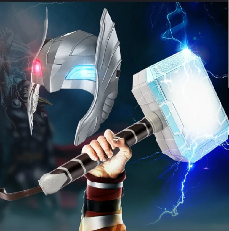 LED Glowing And Sounds Hammer LED Mask For Action Figures Kids Cosplay Toys.er quake model toy Costume party gift
LED Glowing And Sounds Hammer LED Mask For Action Figures Kids Cosplay Toys.er quake model toy Costume party gift