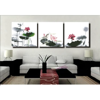 3 Pcs Frameless Large Size Ink Lotus DIY cuadros coloring Oil Painting On Canvas Pictures Painting By Numbers Home Decoration
3 Pcs Frameless Large Size Ink Lotus DIY cuadros coloring Oil Painting On Canvas Pictures Painting By Numbers Home Decoration
