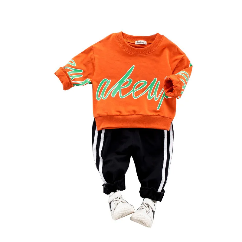 2019 Autumn Children Boys Girsl Cotton Tracksuits Baby Kids Fashion Letter T-Shirt Pants 2Pcs/Sets Toddler infant Clothing Suit
2019 Autumn Children Boys Girsl Cotton Tracksuits Baby Kids Fashion Letter T-Shirt Pants 2Pcs/Sets Toddler infant Clothing Suit