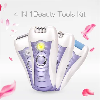 Electric Lady Epilator Shaver Rechargeable Female Epilator Hair Removal Cordless Bikini Trimmer with 4 Different Function Head 0
Electric Lady Epilator Shaver Rechargeable Female Epilator Hair Removal Cordless Bikini Trimmer with 4 Different Function Head 0