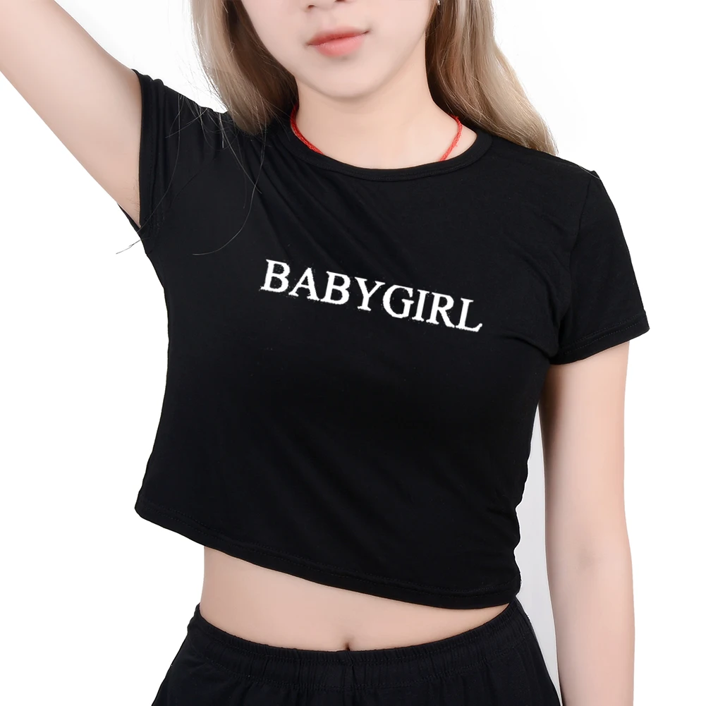 babygirl Letters Print Women tshirt Casual Funny t shirt Lady Girl Crop Top Tee Hipster Tumblr Female tops Streetwear tshirts
babygirl Letters Print Women tshirt Casual Funny t shirt Lady Girl Crop Top Tee Hipster Tumblr Female tops Streetwear tshirts