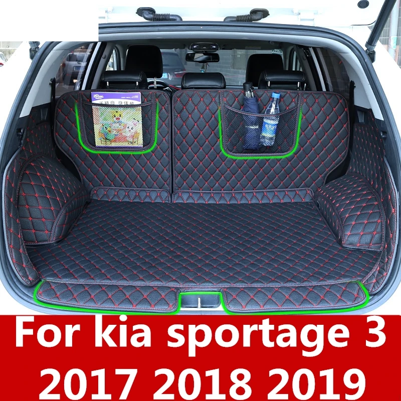 

For kia sportage 3 2017 2018 2019 reserve box mat Fully surrounded Tail box mat After warehouse mat decoration car Accessories