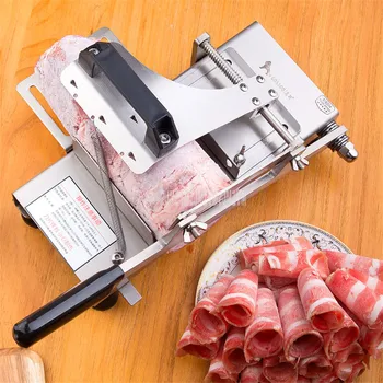 Hot Manual Lamb Beef Slicer Stainless Steel Vegetable Frozen Meat Cutting Machine Max 150mm Diameter Mutton Roll Cutter ST100A
Hot Manual Lamb Beef Slicer Stainless Steel Vegetable Frozen Meat Cutting Machine Max 150mm Diameter Mutton Roll Cutter ST100A