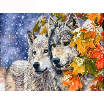 Christmas 5d Diamond Painting Wolf Full Drill Square Diamond Embroidery Animals Picture Of Rhinestone Winter Decoration LK1
Christmas 5d Diamond Painting Wolf Full Drill Square Diamond Embroidery Animals Picture Of Rhinestone Winter Decoration LK1
