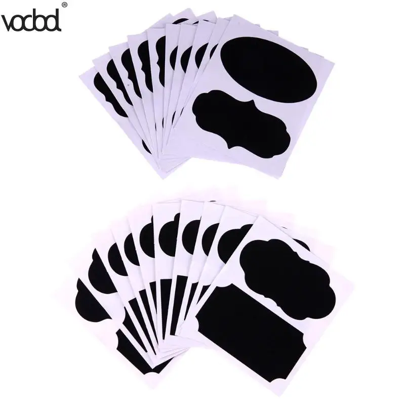 20set/40pcs Label Stickers Chalkboard Blackboard Removable Washable Wall Decal Sticker Message Can Container Jar Memo Signs HOT
20set/40pcs Label Stickers Chalkboard Blackboard Removable Washable Wall Decal Sticker Message Can Container Jar Memo Signs HOT