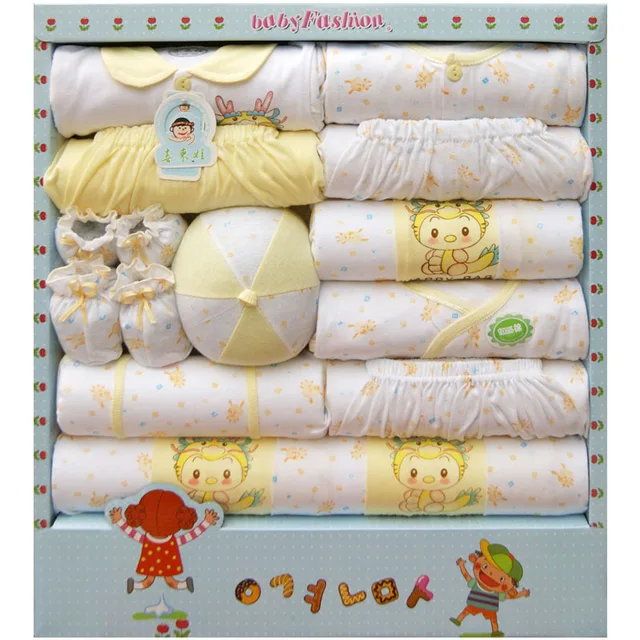 100% cotton spring and summer newborn gift box newborn baby