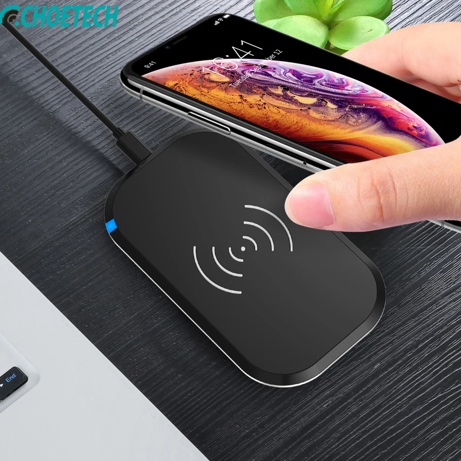 CHOETECH Wireless Charger 3 Coils Free Position Qi Wireless Charging Pad For iPhone X/8/8 Plus For Samsung Galaxy S9/S9 Plus
CHOETECH Wireless Charger 3 Coils Free Position Qi Wireless Charging Pad For iPhone X/8/8 Plus For Samsung Galaxy S9/S9 Plus