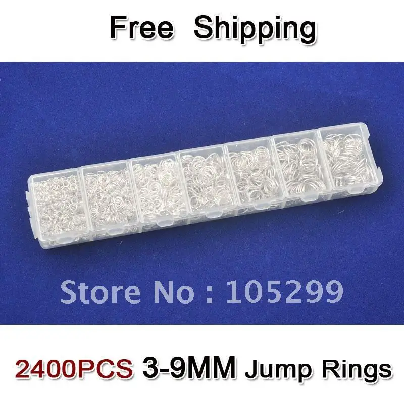 Factory Price 400PCS/Lot 3-4-5-6-7-8-9mm 925 Sterling Silver Jump Rings Box Components Findings For Wholesale
Factory Price 400PCS/Lot 3-4-5-6-7-8-9mm 925 Sterling Silver Jump Rings Box Components Findings For Wholesale