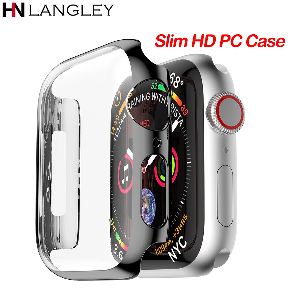 For Apple Watch 4 3 2 1 40MM 44MM 360 Built In Clear Hard HD PC Screen Protector Cover Full Case For Iwatch 38MM 42MM Ultra Thin
For Apple Watch 4 3 2 1 40MM 44MM 360 Built In Clear Hard HD PC Screen Protector Cover Full Case For Iwatch 38MM 42MM Ultra Thin
