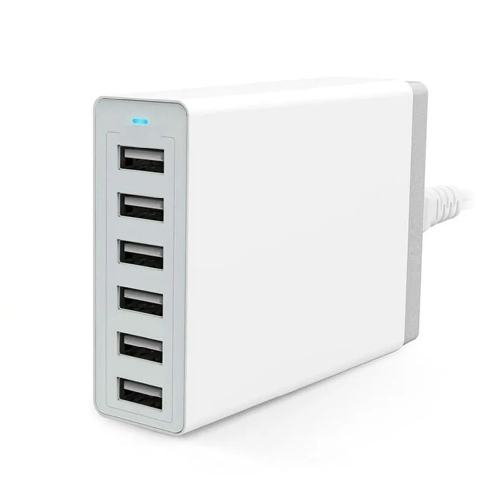 6 Ports USB Charger 50W/10A Multi USB Charging Station Desktop Portable charger EU US UK Plug for iPhone xiaomi samsung huawei
6 Ports USB Charger 50W/10A Multi USB Charging Station Desktop Portable charger EU US UK Plug for iPhone xiaomi samsung huawei