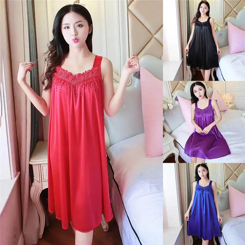 Fashion 2019 Women Sleepwear Women's Sexy Loose Single Code Nightdress Lingerie Sleepwear Sleeping clothes Nachtkleding 661SW10
Fashion 2019 Women Sleepwear Women's Sexy Loose Single Code Nightdress Lingerie Sleepwear Sleeping clothes Nachtkleding 661SW10