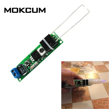 HV-1 High Voltage Generator Arc Ignition DIY Kit Arc Cigarette Igniter Kit DIY High Voltage Module DC 3-5V Lighter Arc Generator
HV-1 High Voltage Generator Arc Ignition DIY Kit Arc Cigarette Igniter Kit DIY High Voltage Module DC 3-5V Lighter Arc Generator