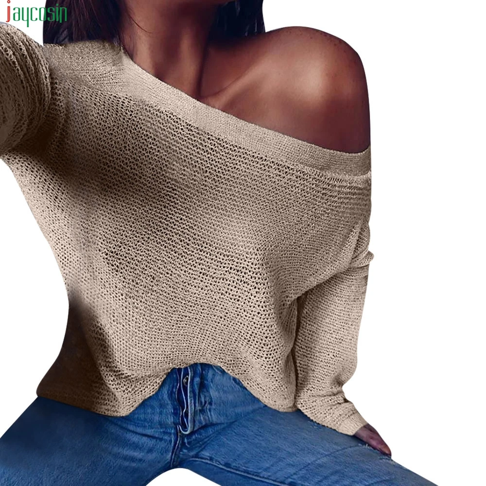 JAYCOSIN 2019 Fashion Women's sweater knit Lantern Sleeve Wrap Front Loose Solid color Sweater female Pullover Jumper tops new
JAYCOSIN 2019 Fashion Women's sweater knit Lantern Sleeve Wrap Front Loose Solid color Sweater female Pullover Jumper tops new