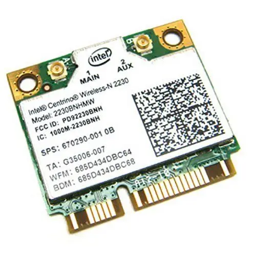 mini pcie Card for 2230BNHMW HP sps 670290-001 Intel 2230 Wifi Centrino Wireless-N 2230 + Bluetooth 4.0 300Mbps Mini PCI-E
mini pcie Card for 2230BNHMW HP sps 670290-001 Intel 2230 Wifi Centrino Wireless-N 2230 + Bluetooth 4.0 300Mbps Mini PCI-E