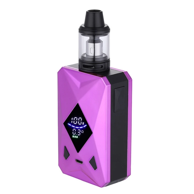 M6 100W box mod huge vapor kit 2000mah buid in battery with 2.0ml Atomizer vaporizer vape pen Electronic Cigarette kits