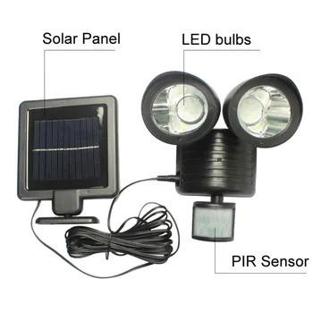 22 LED Solar Powered Light PIR Motion Sensor Security Light Waterproof Outdoor Garden Lamp Landscape Yard Street Wall Light
22 LED Solar Powered Light PIR Motion Sensor Security Light Waterproof Outdoor Garden Lamp Landscape Yard Street Wall Light