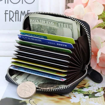 Free shipping 1 pc Business Card Holder Genuine Leather Credit Card Holder Women Zipper Pocket Unisex Card Case Dropshipping 
Free shipping 1 pc Business Card Holder Genuine Leather Credit Card Holder Women Zipper Pocket Unisex Card Case Dropshipping