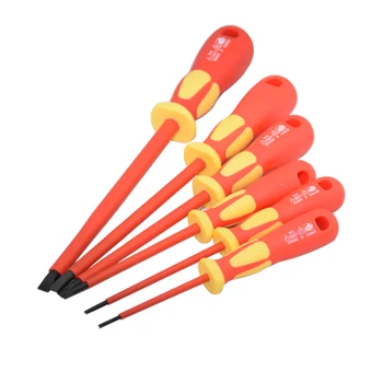1000v insulated slot screwdriver Insulating Phillips Pozidriv screwdriver VDE and IEC60900 Safety certification
1000v insulated slot screwdriver Insulating Phillips Pozidriv screwdriver VDE and IEC60900 Safety certification