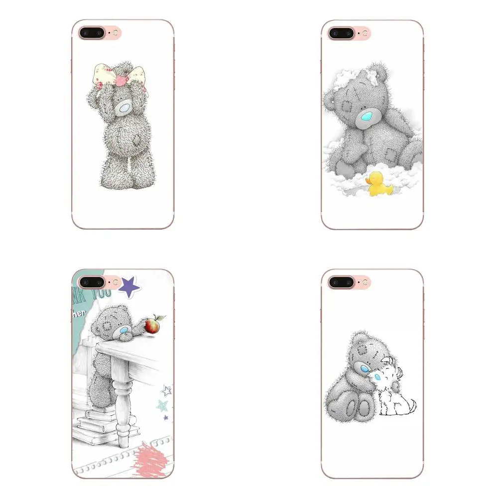 Soft Cases Capa Lovely Teddy Bear Mobile For Samsung Galaxy Note 5 8 9 S3 S4 S5 S6 S7 S8 S9 S10 mini Edge Plus Lite | Мобильные